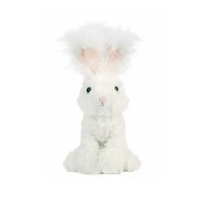 DanDee White Bunny Rabbit Stuffed plush toy animal 14" Long Hair‎ Dan Dee Easter